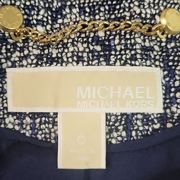 Micheal Kors Tweed Suit. Blazer Size 0, Pants Size 2 - Picture 4 of 8